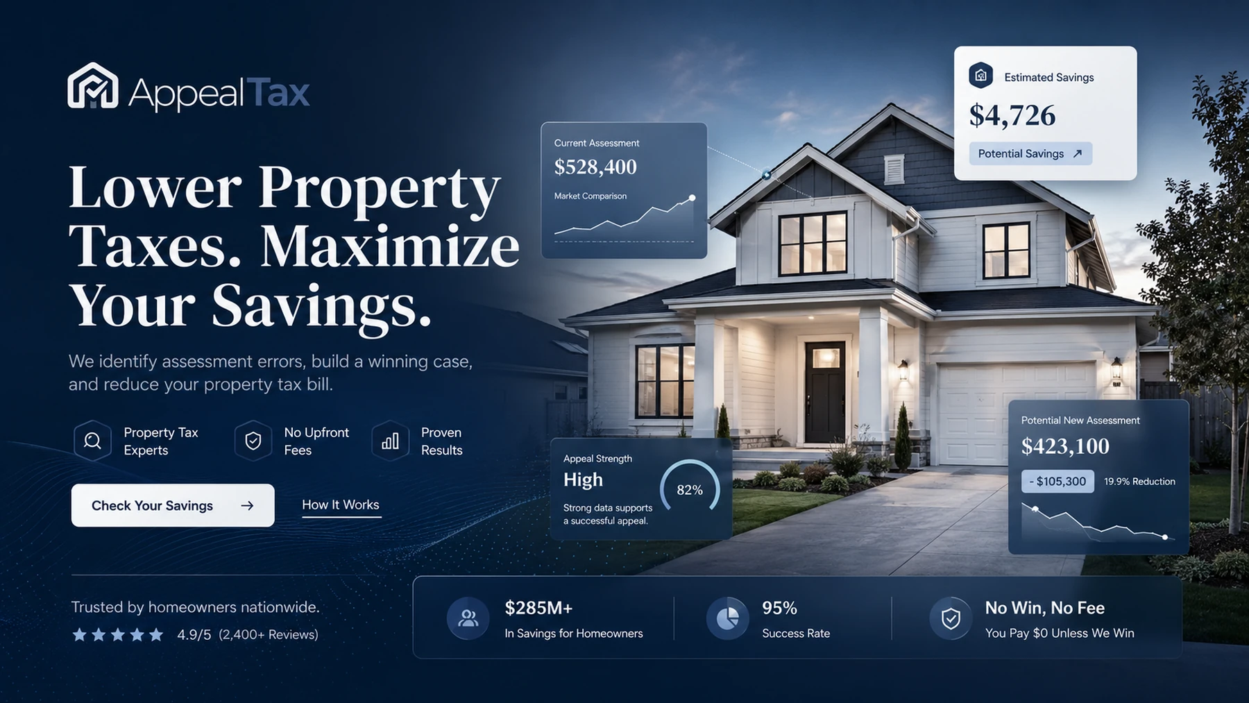 AppealTax property tax savings and assessment review image